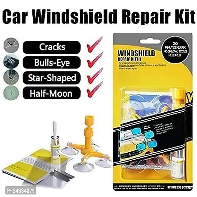 Windshield Repair Kit for Chips Star-Shaped, Half-Moon, and Nicks (Set of 1)-thumb4