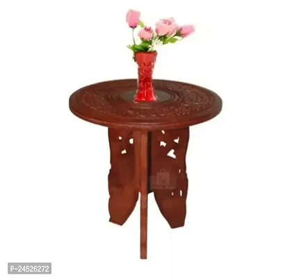 Clufrox 12 inches Wooden Easy Carry Side Table/end Table/Coffee Table for Living Room-thumb2