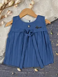 Queen Series Top and Skirt clothing set with Ultra Soft Fabric - BLUE dress for kid girls.-thumb3