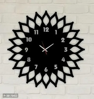 Beautiful Flower Designed Decorative Wall Clock-thumb0