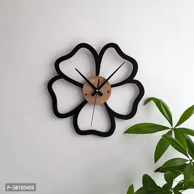 Flower Design Analog Wall Clock