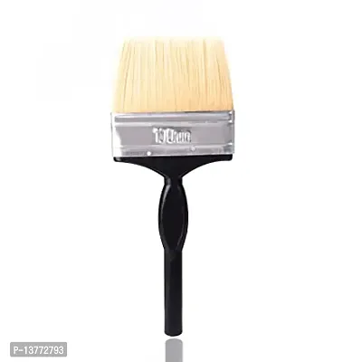 Natural Hog Hair Flat Bristles Paint Brush For Oil and Acrylic Painting-thumb0
