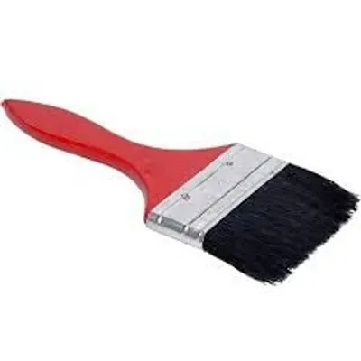 Natural Hog Hair Flat Bristles Paint Brush For Oil and Acrylic Painting