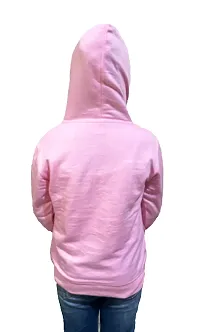 Pretty Pink Long Sleeve Printed Full Sleeve Sweatshirt With Hoodie-thumb1