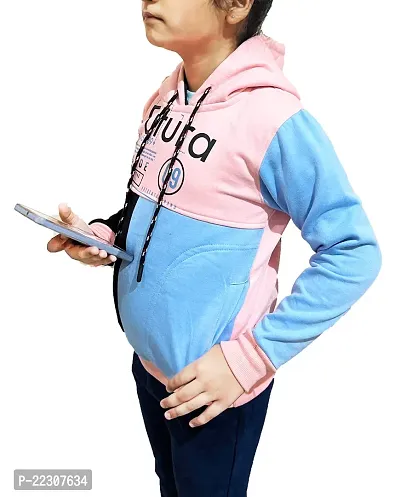 SMILE IN LIFE Girls Full Sleeve Sweatshirt with Hoodie-thumb2