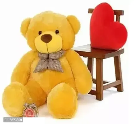3 Feet Yellow Teddy Bear Best For Valentine Gift Soft Toys Stuffed Toy - 85 Cm (Yellow)