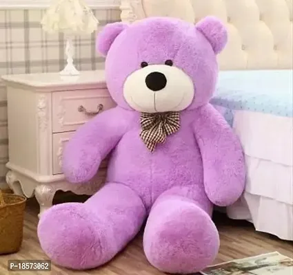 Teddy Bear Purple Color Medium Size 3 Feet For Your Loved One - 90 Cm (Purple)-thumb0