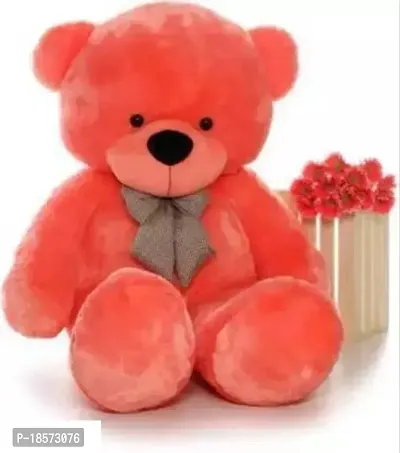 2 Feet Soft And Smooth Teddy Bear Of Red Color ( 60-Cm )