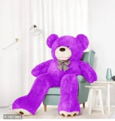 3 Feet Purple American Style Cute Jumbo Teddy Bear-thumb0