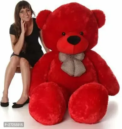 Huggable Teddy Bear, Stuffed 120 cm (4 Feet) Red Color - 122 cm  (Red)-thumb0