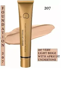 Dermacol Make-up Cover - High Covering Waterproof Foundation  SHADE-207 (BEIGE, 30 ml)-thumb1
