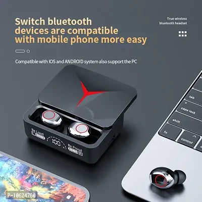 boAt Earbuds M90Pro TWS With Power Bank upto 48 Hours playback Wireless Bluetooth Headphones Airpods ipod buds bluetooth Headset