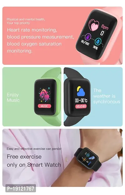 D20  New Water Proof Bluetooth Activity Tracker,Heart Rate, BP,Fitness Touch key Smartwatch-thumb4
