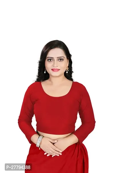 Classic Cotton Lycra Solid Blouses for Women