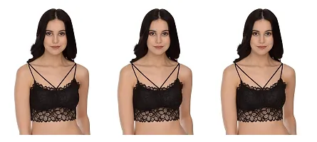 Stylish Blend Lace Bras For Women