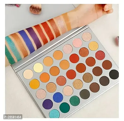 Glowrx 35 Shades Shimmer  Matte Finish Eye Shadow Palette For Women/Girls-thumb0