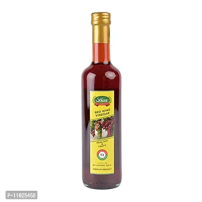 Solasz Red Wine Vinegar, Non-Alcoholic Wine  Pack of 1-thumb0