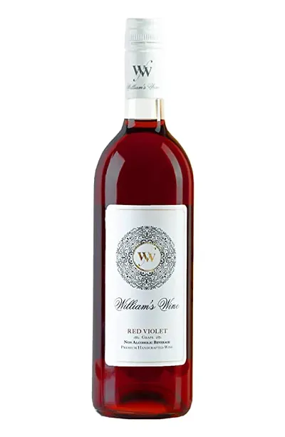 Wine Non Alcoholic, Premium Handcrafted Grape Fruit Wine,  Pack of 1