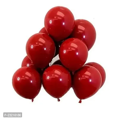 Red metallic balloons for decoration ( pack of 100 )