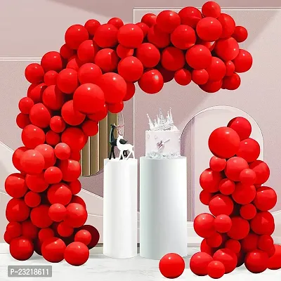 Red balloons for decoration Christmas ( pack of 25 )-thumb0