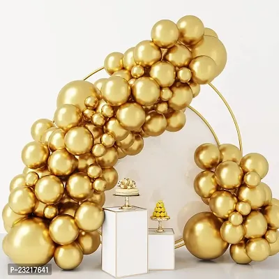 Golden balloons for decoration ( pack of 25 )-thumb0