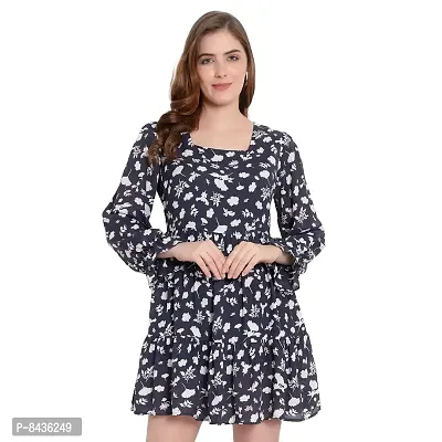 ANKLES Navy Women Dress-thumb0