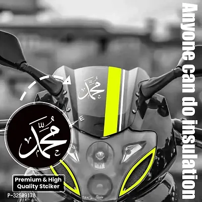 Stylish Radium Vinyl Car And Bike Sticker-thumb0