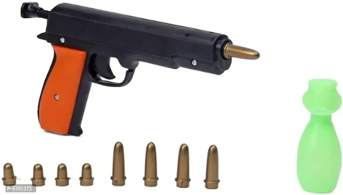 Gun Fighter - Gun, 50 Bullets, Wrist Bullet Holder with 6 Long Bullets & Glow in Dark Target Practice for Kids-thumb4