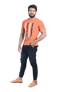 BUY IN BUDGET Men's Cotton Round Neck With Half Sleeve Casual T-shirt-thumb3