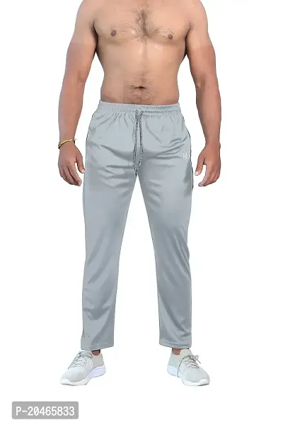 BUY IN BUDGET Men's Cotton Regular fit Running Track Pants with Zipper Pocket | Lowers for Men-thumb0