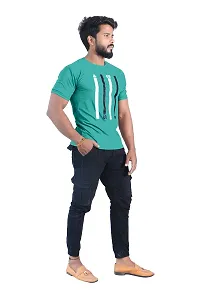 BUY IN BUDGET Men's Cotton Round Neck With Half Sleeve Casual T-shirt-thumb2