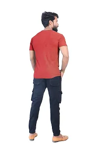 BUY IN BUDGET Men's Cotton Round Neck With Half Sleeve Casual T-shirt-thumb4