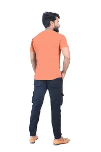 BUY IN BUDGET Men's Cotton Round Neck With Half Sleeve Casual T-shirt-thumb4