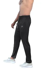 BUY IN BUDGET Men's Cotton Regular fit Running Track Pants with Zipper Pocket | Lowers for Men-thumb1