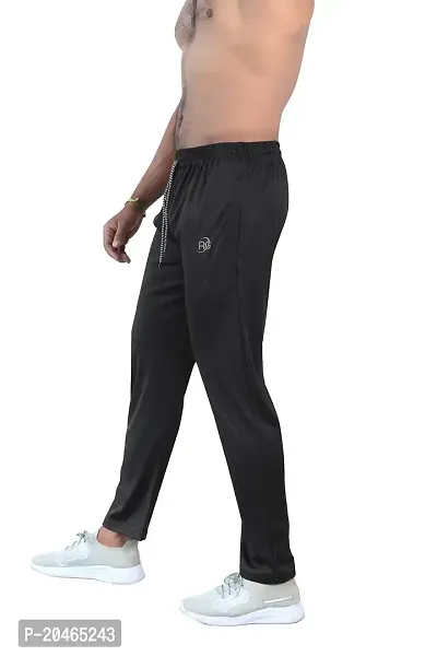 BUY IN BUDGET Men's Cotton Regular fit Running Track Pants with Zipper Pocket | Lowers for Men-thumb2