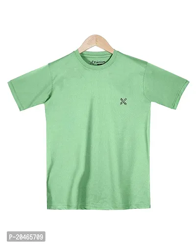 BUY IN BUDGET Men's Regular Fit T-Shirt Round Neck/Short Sleeve (XL, Green)-thumb5