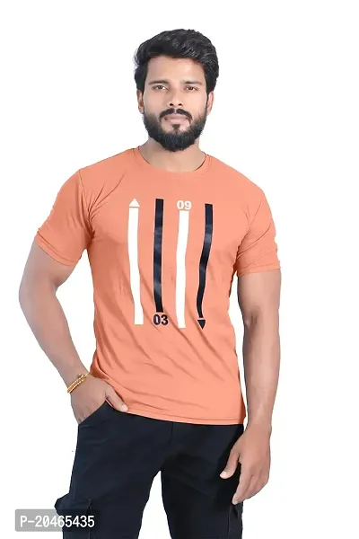 BUY IN BUDGET Men's Cotton Round Neck With Half Sleeve Casual T-shirt