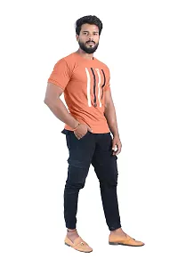 BUY IN BUDGET Men's Cotton Round Neck With Half Sleeve Casual T-shirt-thumb2