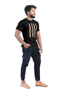 BUY IN BUDGET Men's Cotton Round Neck With Half Sleeve Casual T-shirt-thumb1