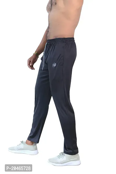 BUY IN BUDGET Men's Cotton Regular fit Running Track Pants with Zipper Pocket | Lowers for Men-thumb3