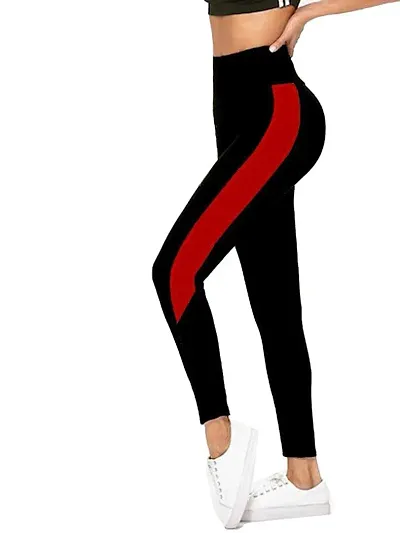 FITG18? Women's Regular Fit Yoga Pants | Stretchable Sports Tights | Track Pants for Women |(Free Size 28-34 inch)
