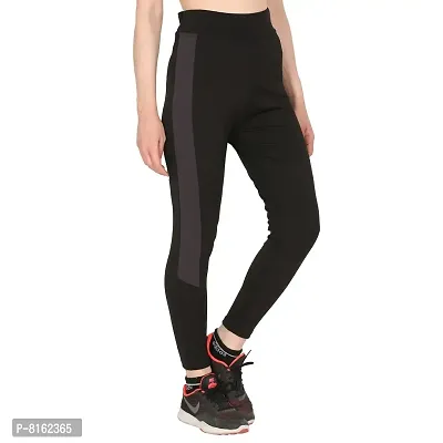 FITG18 Women's Slim Fit Polyester Trackpants (YP-04_M)