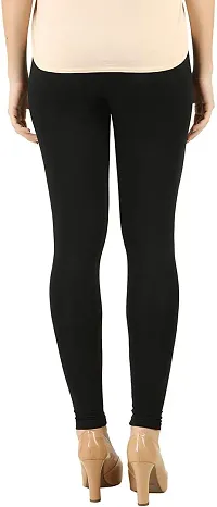 FITG18 Women's Slim Fit Poly Cotton Tights (FITG18_Black_Free Size)-thumb1