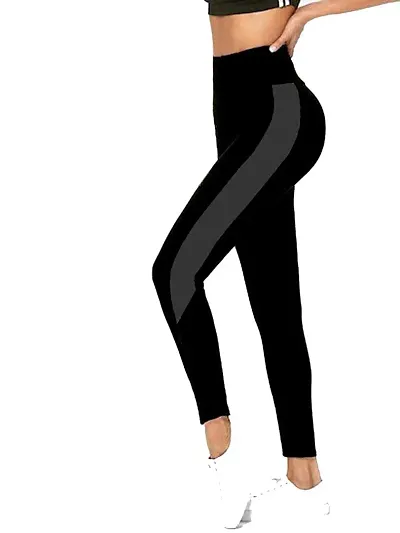 FITG18? Women's Regular Fit Yoga Pants | Stretchable Sports Tights | Track Pants for Women | Stretchable Sports Tights Track Pant (Free Size 28-34 inch)
