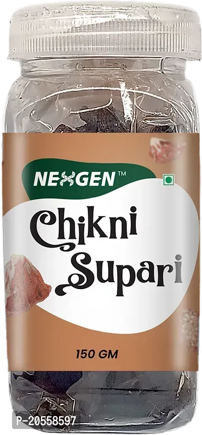 Delicious Pure Organic Chikni Supari Jar 150 Grams