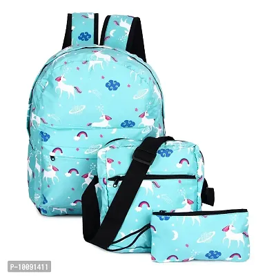 Buy Solid Attire Polyester Printed Waterproof Backpack, School Bag, College Bag