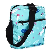 Solid Attire Polyester Printed Waterproof Backpack | School Bag | College Bag | Casual Backpack For Boys and Girls (Set Of 3 Bags) (Ocean Green)-thumb4