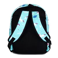 Solid Attire Polyester Printed Waterproof Backpack | School Bag | College Bag | Casual Backpack For Boys and Girls (Set Of 3 Bags) (Ocean Green)-thumb2