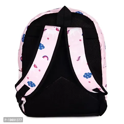 Solid Attire Polyester Printed Waterproof Backpack | School Bag | College Bag | Casual Backpack For Boys and Girls (Set Of 3 Bags) (Pink)-thumb4