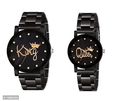 King queen watch on sale black